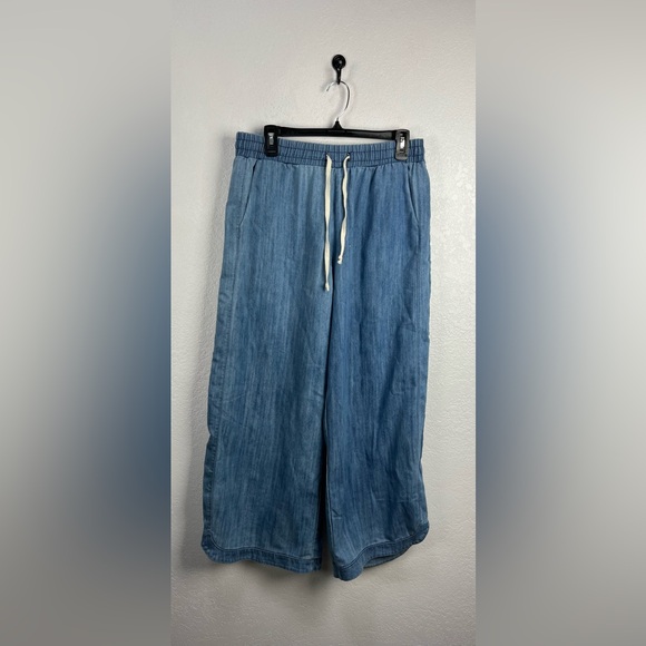 Three Bird Nest Other - Three Bird Nest Women’s So Comfy Wide Leg Denim Pant Sz M Light Blue Boho Chic